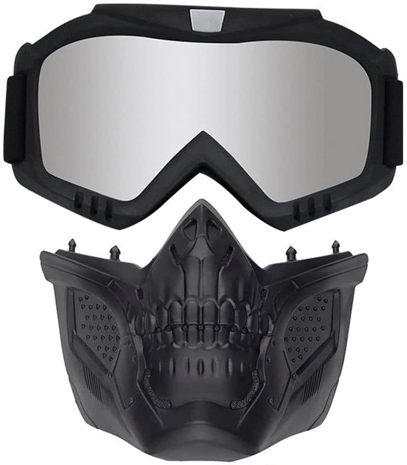 JFFCESTORE Airsoft Mask Balaclava Full Face and Detachable Anti Fog Airsoft Goggles Military Outdoor Sport CS Tactical Paintball Mask Face Eye Protection Headgear Mask - Image 5